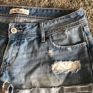 Light wash Hollister Shorts